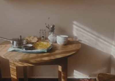 breakfast in the guesthouse eastories farm